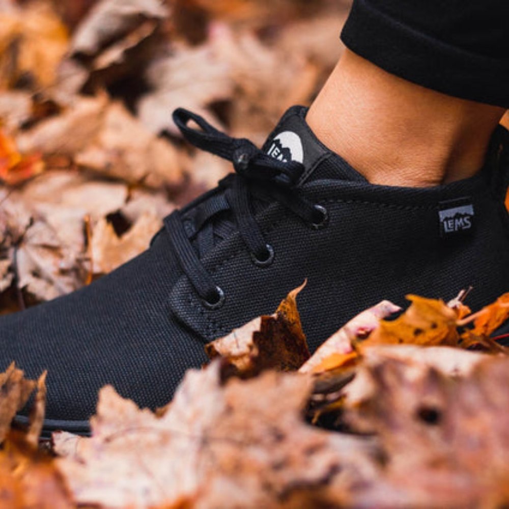 Lems Barefoot/Minimalist/Wide Toebox Chukka Canvas Laceup Bootie